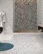 Tazzo Pearl Honed Porcelain Terrazzo Tile