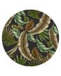 Tropics TC1 Black Area Rug