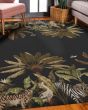 Tropics TC8 Black Area Rug