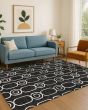 The Reserve TR6 Black Area Rug