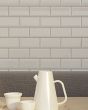 Thompson Canvas White Ceramic Tile