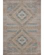 Topanga TOP-04 Natural/Aqua Area Rug