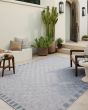 Topanga TOP-07 Silver/Blue Area Rug