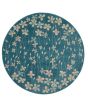 Tranquil TRA04 Turquoise Area Rug