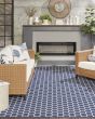 Twist Reversible TWS01 Navy Area Rug