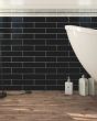 Victoria 2.0 Black Ceramic Tile