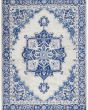 Whimsicle WHS03 Ivory Blue Area Rug