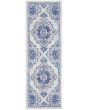 Whimsicle WHS14 Ivory Blue Area Rug