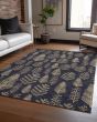 Wonderland WN21 Black Area Rug