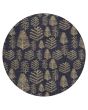 Wonderland WN21 Black Area Rug