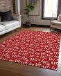 Wonderland WN22 Red Area Rug