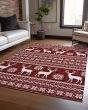 Wonderland WN28 Red Area Rug
