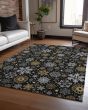 Wonderland WN31 Black Area Rug
