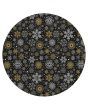 Wonderland WN31 Black Area Rug