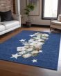 Wonderland WN33 Navy Area Rug