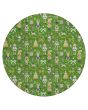 Wonderland WN35 Green Area Rug