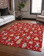 Wonderland WN35 Red Area Rug