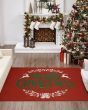 Wonderland WN6 Red Area Rug