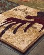 Woodlands 9649a Brown/Rust Area Rug