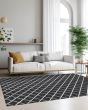 York YO1 Black Area Rug