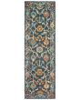 Zahra 75501 Blue/Gold Area Rug