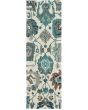 Zahra 75503 Ivory/Blue Area Rug