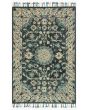 Zharah ZR-02 Teal/Grey Area Rug