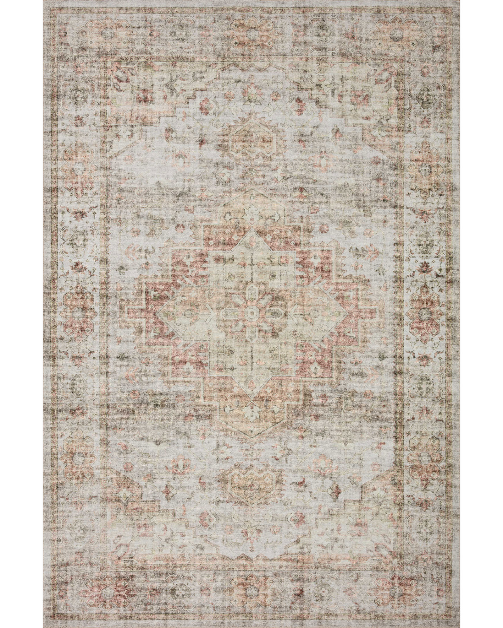 Loloi Heidi HEI-02 Sage/Multi Area Rug | Carpet Exchange