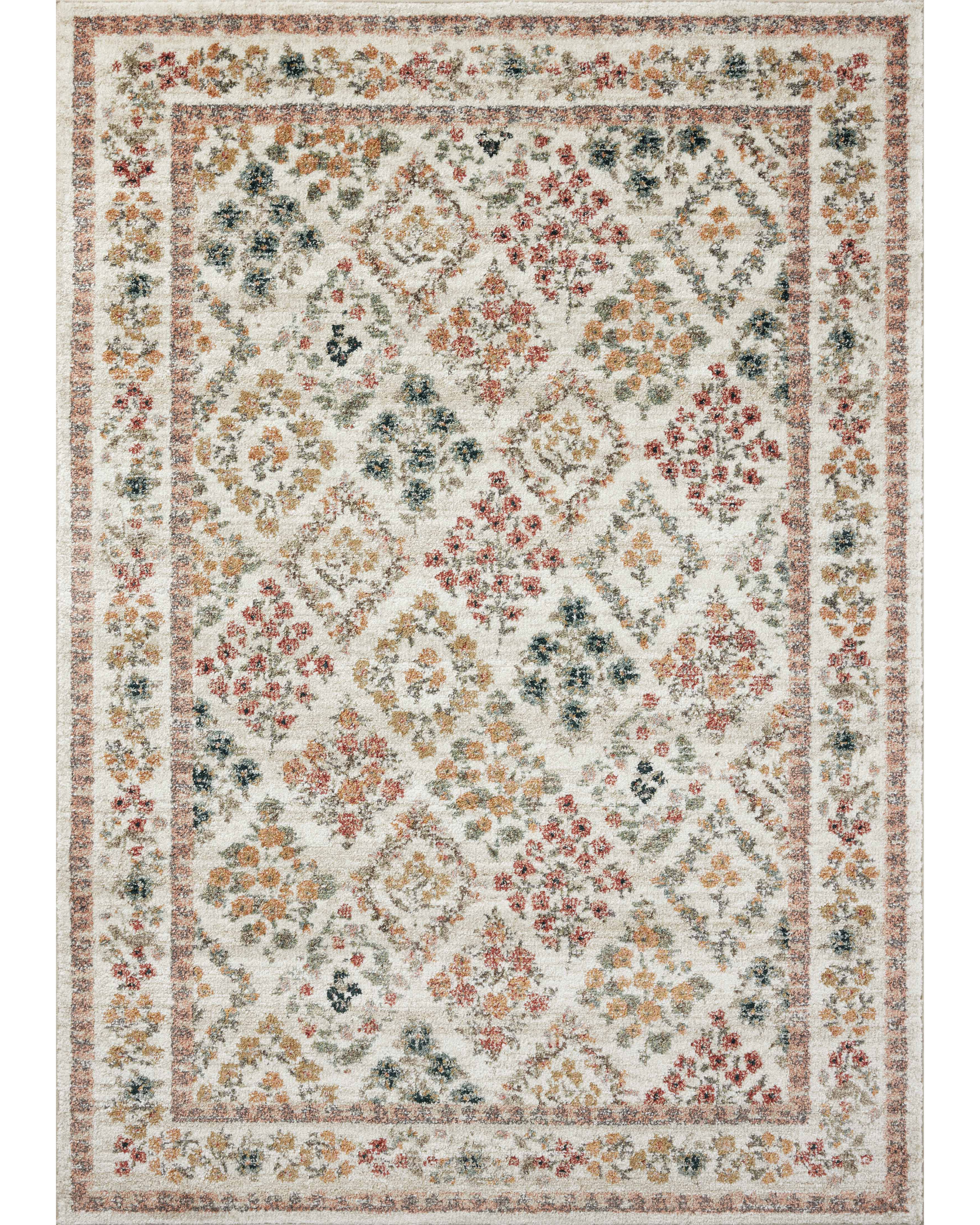 Loloi Laurel LAU-04 Cream Area Rug | Carpet Exchange