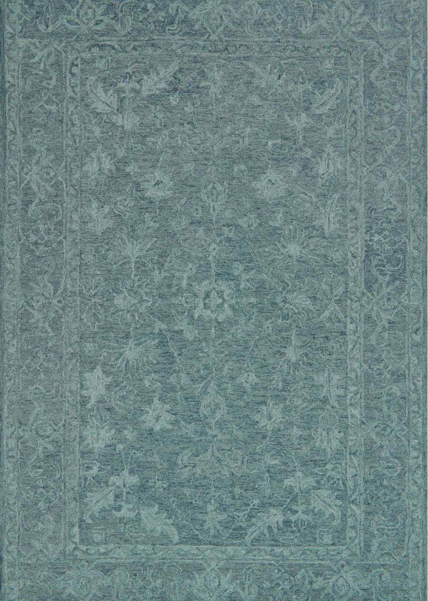 Loloi Lyle LK-05 Teal Area Rug | Carpet Exchange