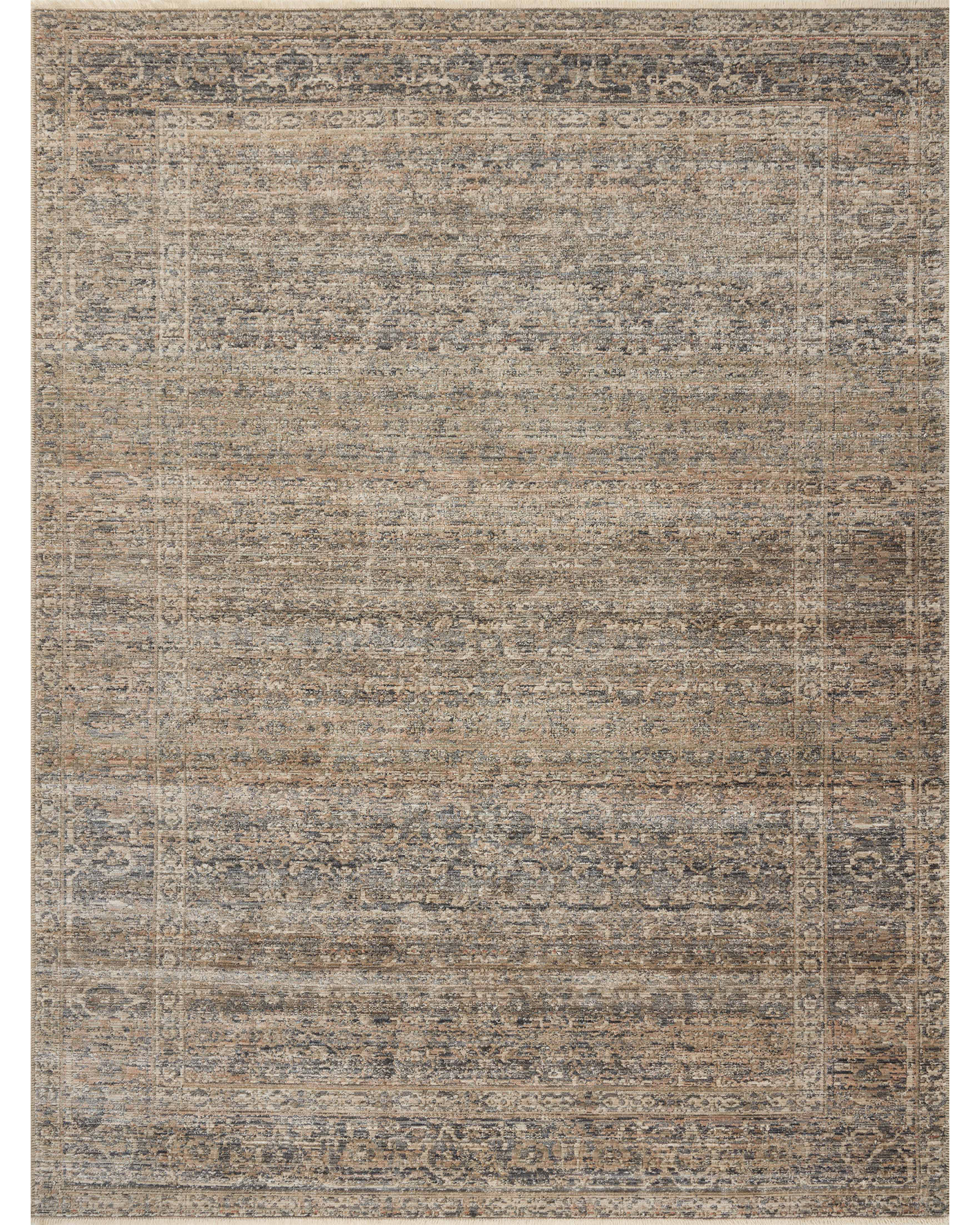 Molly Clock Rug Show Loloi Molly MOL-04 Navy/Blush 12x15 Area Rug