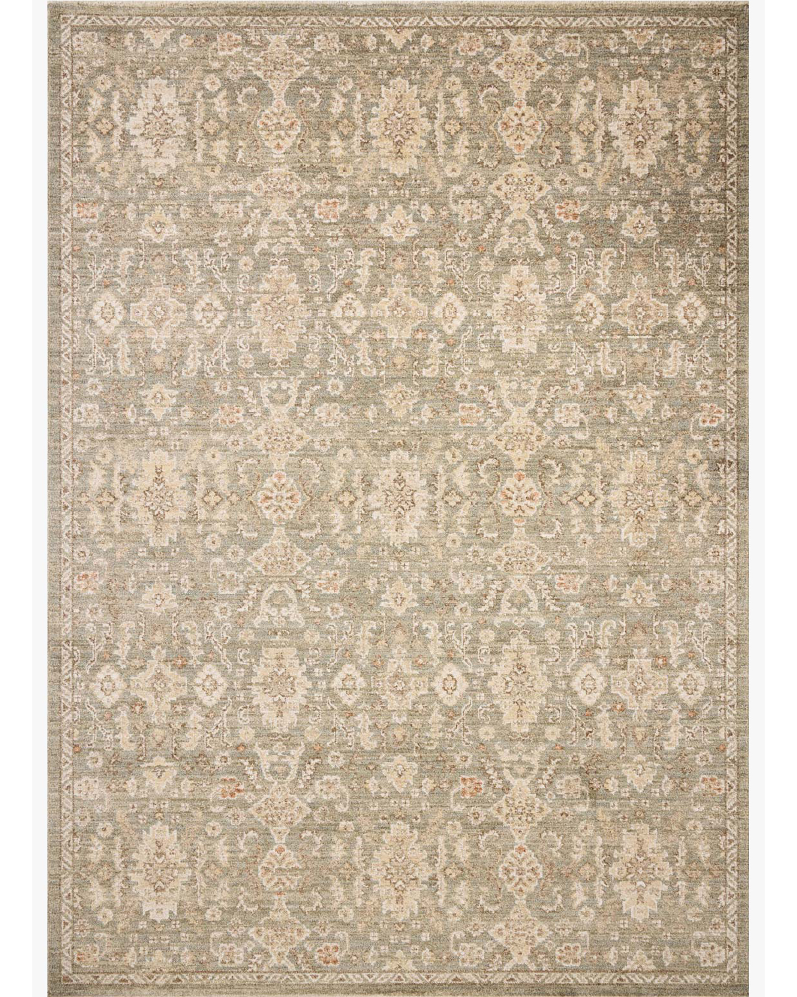 Loloi Palma PLM-03 Lagoon/Natural Area Rug | Carpet Exchange