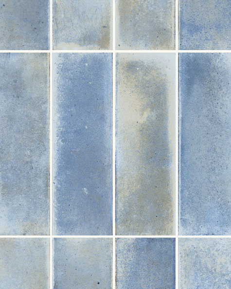 Raku Sea Porcelain 2.5x8 Tile