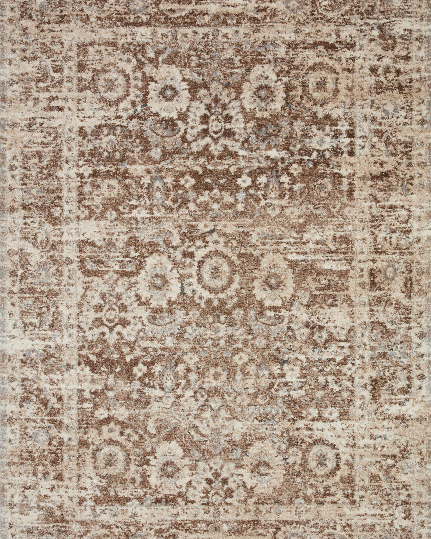 Loloi Theory THY-06 Mocha/Natural Area Rug | Carpet Exchange