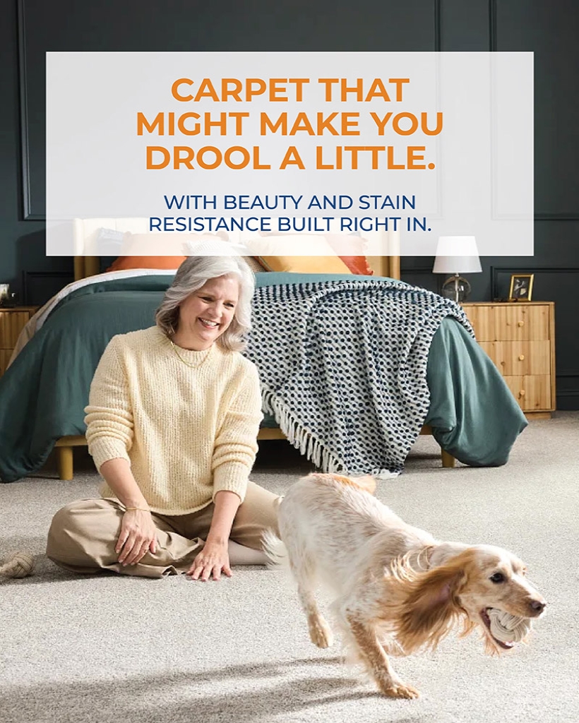 CARPET THAT MIGHT MAKE YOU DROOL A LITTLE.