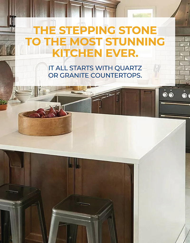 THE STEPPING STONE TO THE MOST STUNNING KITCHEN EVER.