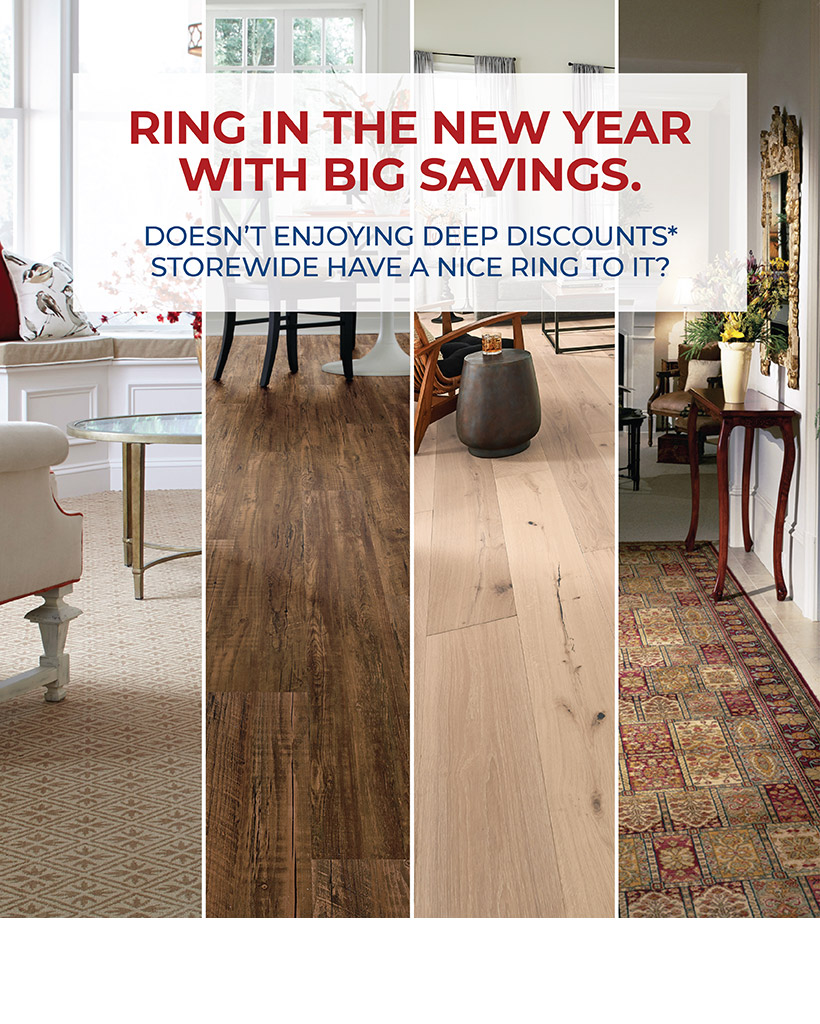 RING IN THE NEW YEAR WITH BIG SAVINGS.