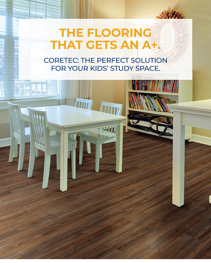 THE FLOORING THAT GETS AN A+.