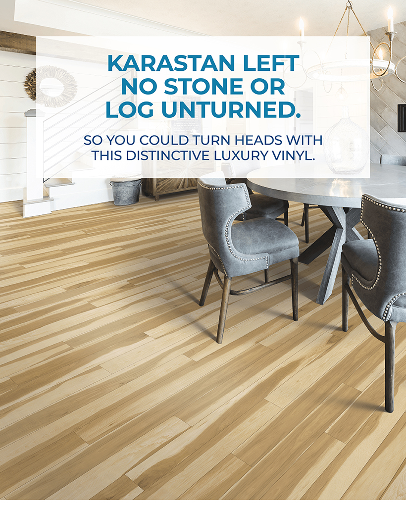 KARASTAN LEFT NO STONE OR LOG UNTURNED.