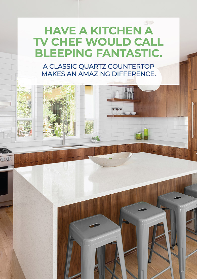 HAVE A KITCHEN A TV CHEF WOULD CALL BLEEPING FANTASTIC.