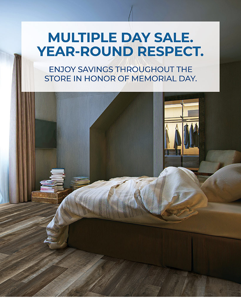 MULTIPLE DAY SALE. YEAR-ROUND RESPECT.