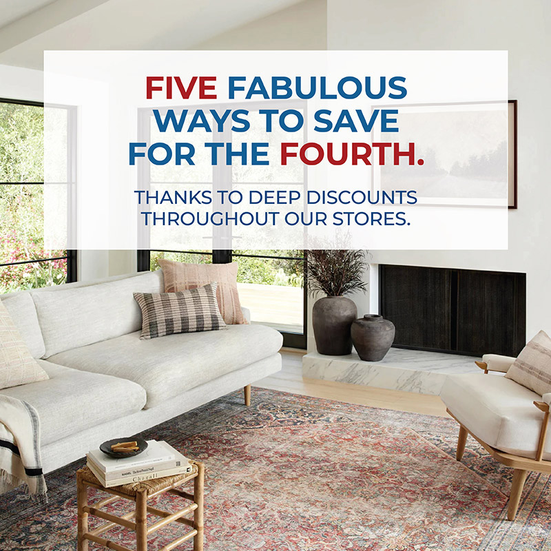 FIVE FABULOUS WAYS TO SAVE FOR THE FOURTH.