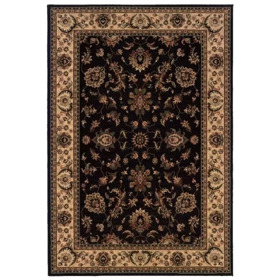 Ariana 311k Black/Ivory Area Rug
