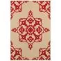 Cayman 97r Sand/Red Area Rug