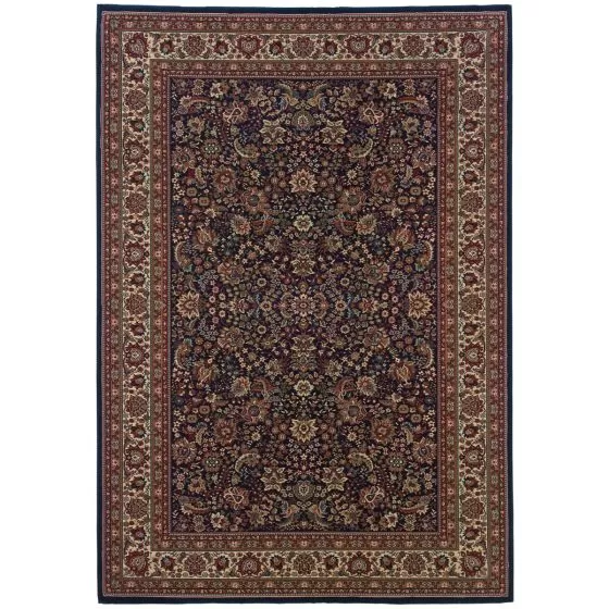 Ariana 113b Blue/Red Area Rug