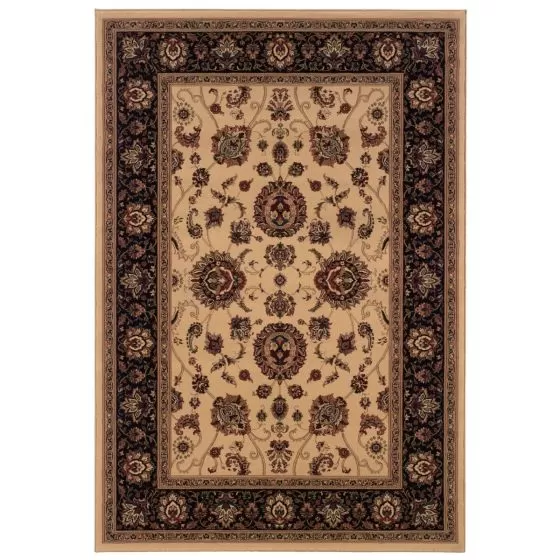 Ariana 130_7 Ivory/Black Area Rug