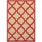 Cayman 660r Sand/Red Area Rug