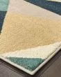 Carson 9659b Blue/Orange Area Rug