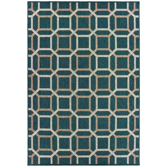 Latitude 806b Blue/Grey Area Rug
