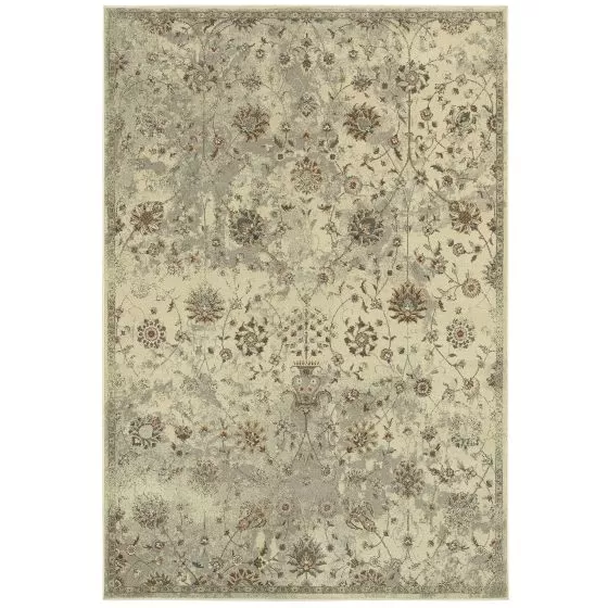 Pasha 112w Beige/Grey Area Rug